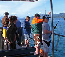 Mussel Barge Fishing